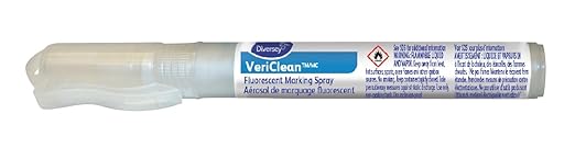Diversey 101102924 VeriClean Fluorescent Marking Spray for VeriClean Black Light Disinfection Validation System 1-Spray Pen
