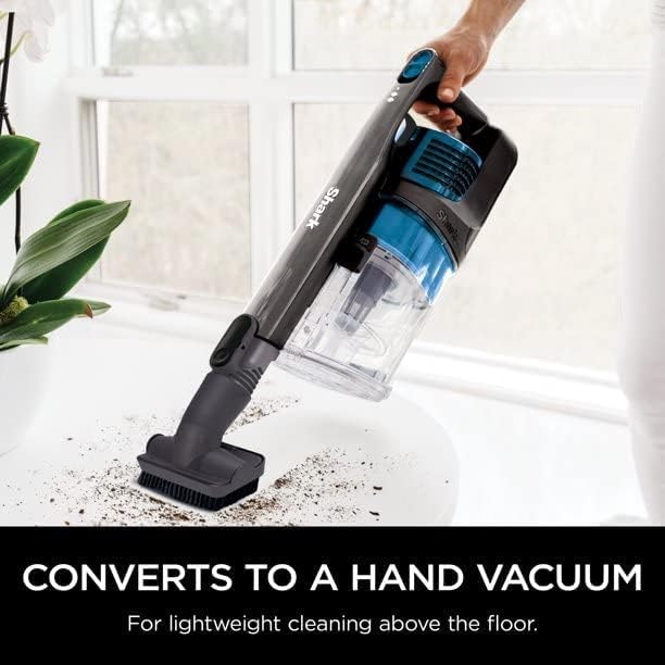 Shark Rocket Lightweight Cordless Pet Stick Vacuum 7.5 lbs Blue (Renewed)