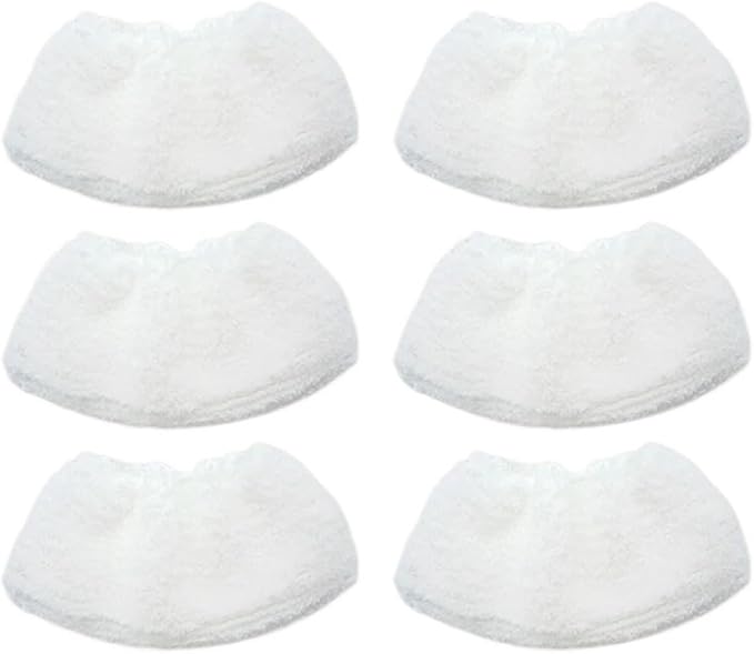 Compatible For Karcher SC1 SC2 SC3 SC4 SC5 CTK10 CTK20 Steam Cleaner Brush Head Mop Cloth Replacement Accessories Pad Cloths Spare Parts(6pcs)