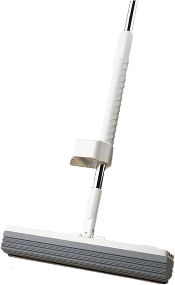 1 x Flat Magic Mop with Automatic Spin and Automatic Dehydration for Hand Cleaning (Mop Total 2 Heads)