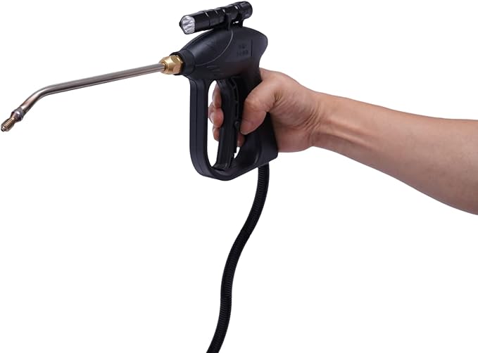 High Temperature High Pressure Steam Cleaner 110V 1600W Portable Steam Cleaner Multi-Purpose Cleaning Handheld Cleaning Machine Steam Cleaner for Most Floors Counters Windows Autos (Black)