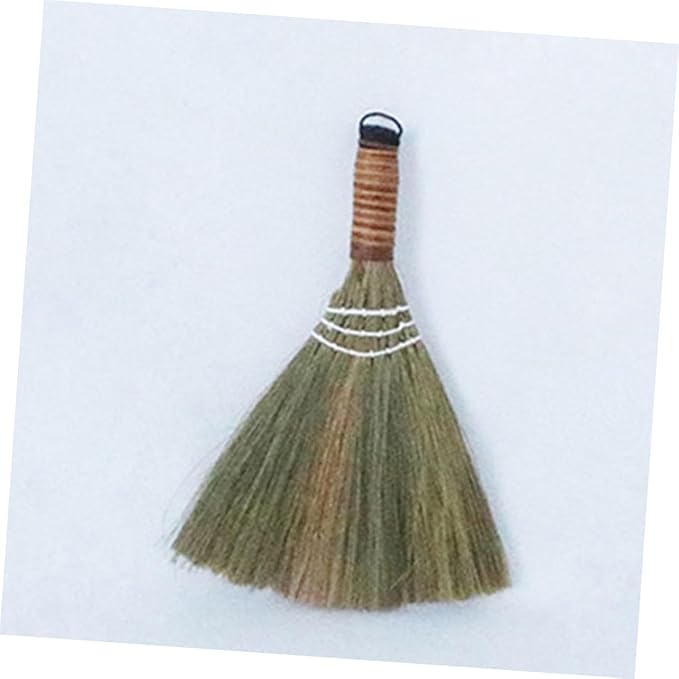 2pcs Manual Hand Woven Broom Compact Cleaning Broom for Home Office and Outdoor Use Includes and for and Sweeping
