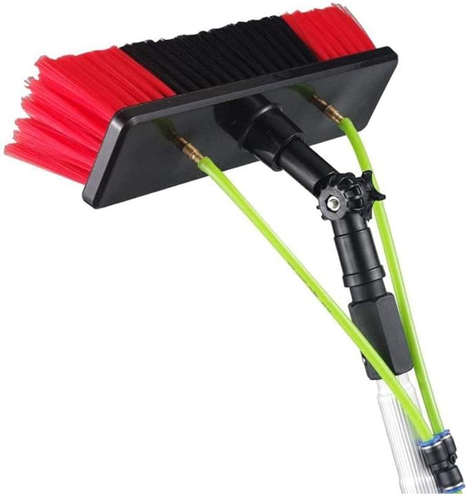 Waterfed Telescopic Pole Window Cleaning Window Cleaning Brush Equipment Cleaning Photovoltaic and Solar Panels/Free Positioning Height/More Convenient/Safer5 M