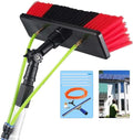 3-12m Water Fed Window Cleaning Pole with Squeegee Solar Panel Cleaner Roof Brush Extendable Extra Long Duster/7m Pole/30cm Brush Head