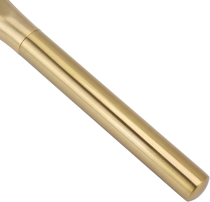 8.9x8.7inch Gold Stainless Steel Shower Squeegee Window Squeegee with Hanging Hook - Glass Wiper Squeegeer Cleaning Tool for Clean Ceramic TileShower Door MirrorWindowCar GlassTable Top