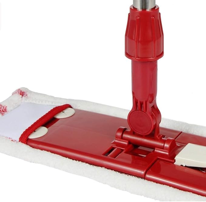 Mop - Wet Mop Microfiber Mop Heavy Duty Floor Mop Aluminum Mop Adjustable Stainless Steel Handle Wet and Dry Clothes Floor Cleaning System
