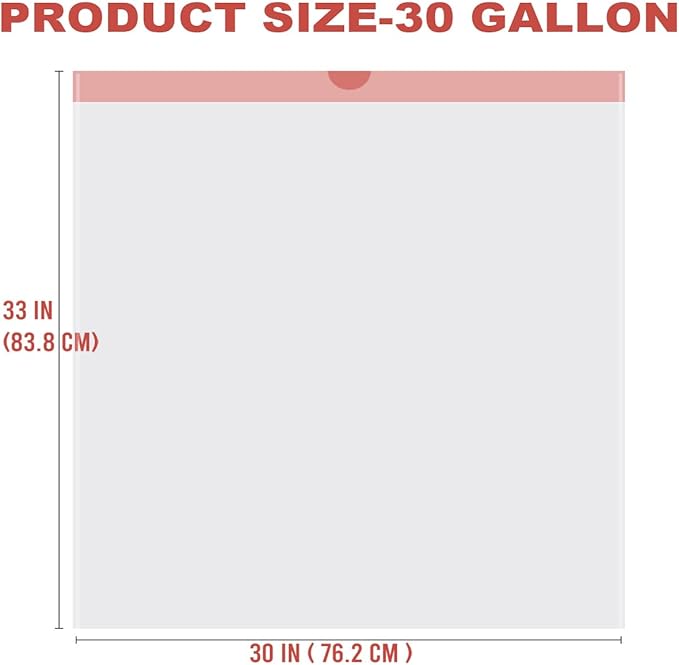 30 Gallon Trash Bags Drawstring 150 Count White | Unscented | Heavy Duty Multi-purpose Garbage Bags Can Liners for Business Home Kitchen Commercial and Industrial