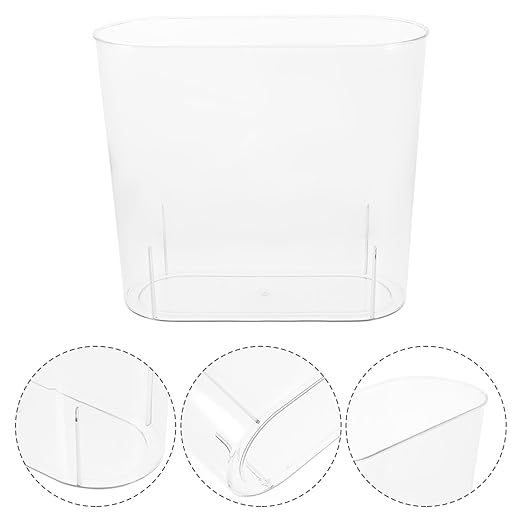 Trash Can 31.5X14X28.5Cm Plastic Garbage Bin Container for Bathroom Bedroom Open Top Multi-Function Wastebasket