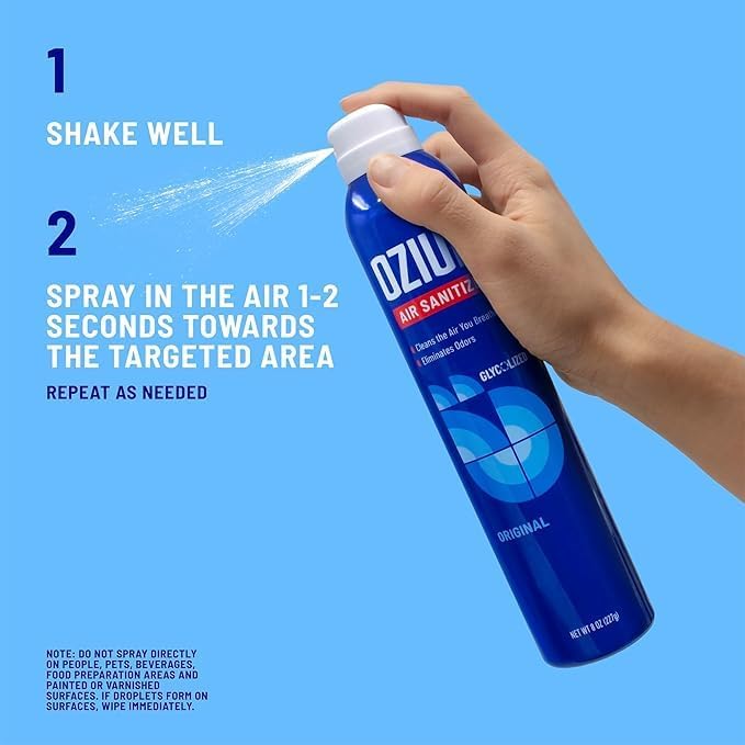 Ozium 8 Oz. Air Sanitizer for Homes Cars Offices and More Country Fresh 4 Packs