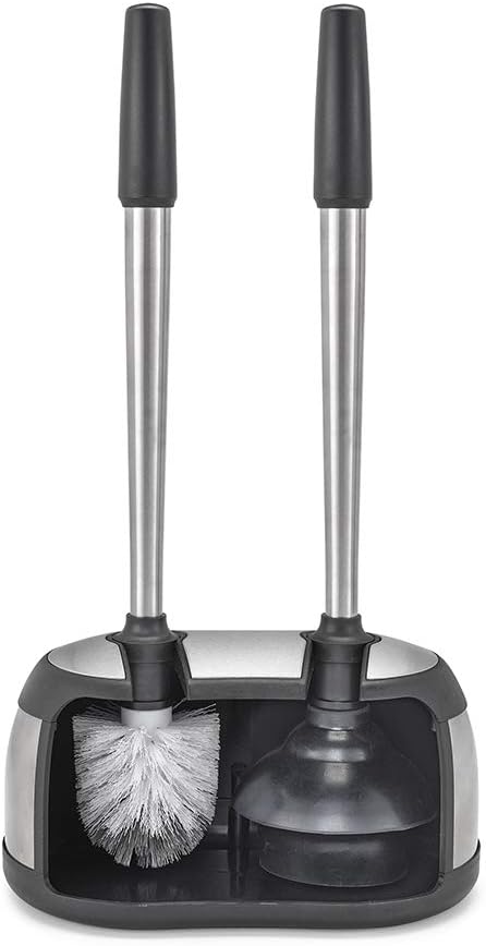 Polder Dual Bath Caddy Black