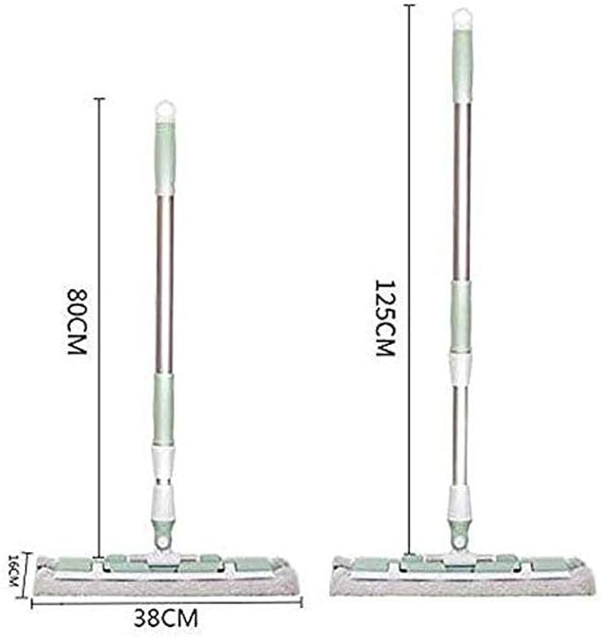 Mop Flat Mop Floor Telescopic with Large Microfiber Pads Spin Mop 360 Degree Handle Home Kitchen Floor Cleaner Wood Tile