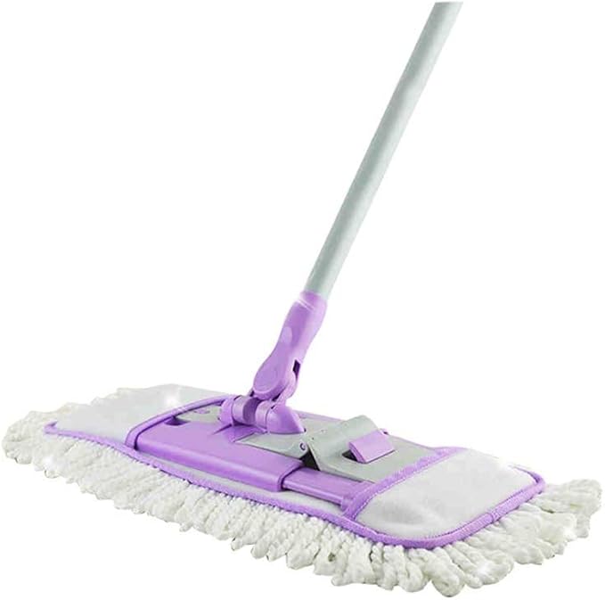 Mop Floor Mop 360° Hands-Free Automatic Squeeze Wet Dry Lazy Mop with Microfiber Mop Pads for Hardwood