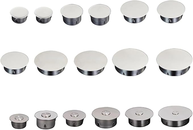 Steel Not Odor Drain Cover Clog Resistant Seal Cap Tool Easy Installation Pipe Seal Covers for PVC Pipes Multiple Size Strong Drain Cover
