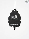 KLÜ Leaf Car Air Freshener I Long Lasting Scent for Auto or Home (25 Pack) Black Snow