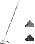 360° Swivel Telescopic Triangle Mop Cleaning Adjustable Squeeze Wet and Dry Using Absorbent Household Floor Tools(200cm mop)