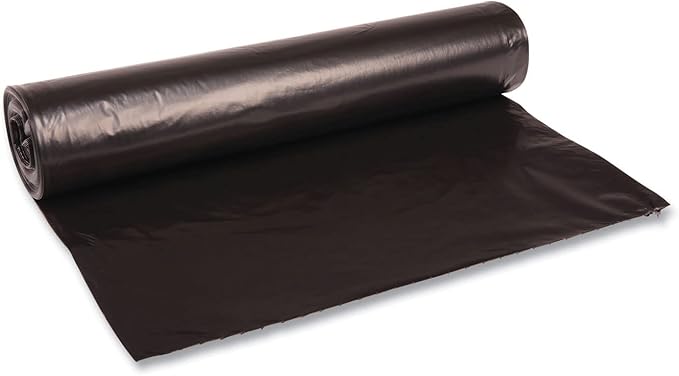 45 Gallon Extra Heavy-Duty Black Trash Bags 1.2 Mil | 40 x 46 Garbage Can Liners 100 Bulk Count
