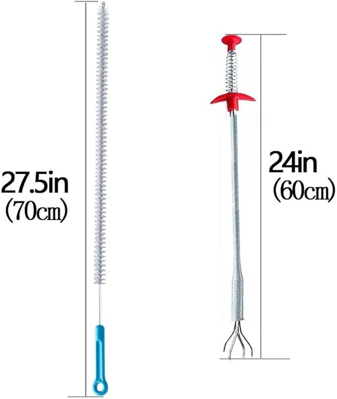 drain clog remover Cortador De Pelo Para Eliminar El Drenaje Limpiador De Barrena Herramienta De Dragado De Alcantarillado Cepillo De Limpieza De Drenaje De Fregadero Y Serpiente Herramientas De C