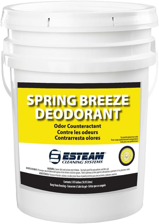 Esteam Spring Breeze Deodorant Carpet and Fabric Deodorizer Odor Counteractant 5 Gallon Pail