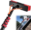 Telescopic Pole Kit Cleaning BrushCleaning Brush Photovoltaic Panel Cleaning3.6-10.8M Water Fed Window Cleaning PoleWater Fed Cleaning System Outdoor Window Cleaner for Window Glass Solar