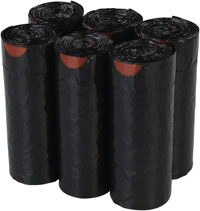 Black 13 Gallon Tall Kitchen Trash Bag with Drawstring 210 count