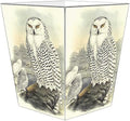 Marye-Kelley WB8427-Snowy Owl Wastepaper Basket