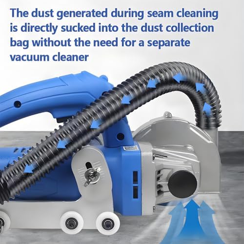 Electric Grout Removal Tool - 9000RPM Tile Grout Remover Machine with Diamond Blade for Cleaning Grout Between Tiles DIY Floor Regrouting Tool