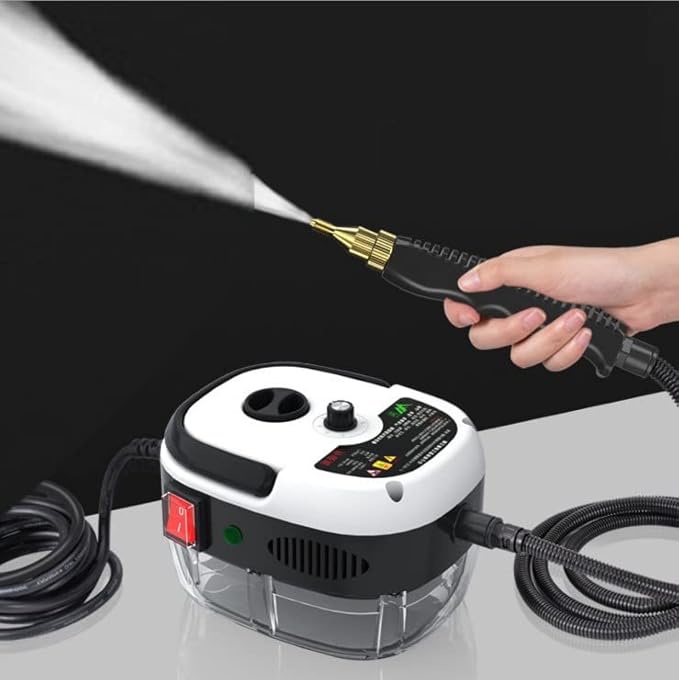 Handheld Pressurized Steam Cleaner 2500W 1000ml High Pressure Steam Cleaner Handheld Steamer Cleaning Machine for Kitchen Couch Floor and More