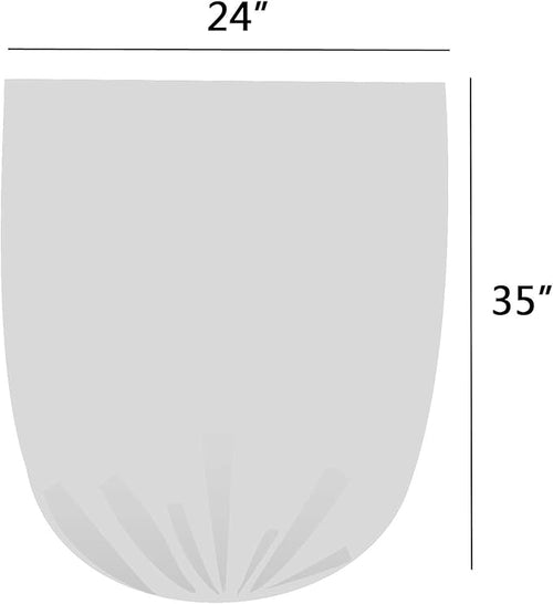13 Gallon Clear Garbage Bags Kitchen Trash Bag 225 Counts