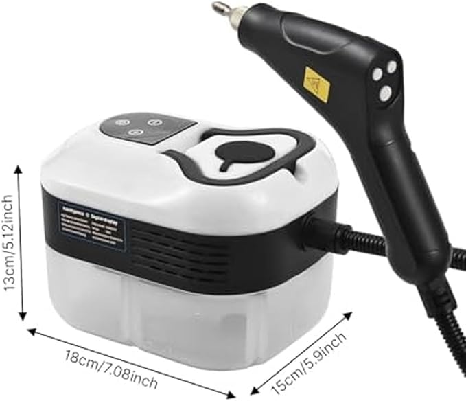 Handheld Steam Cleaner Portable Handheld Steamer for Cleaning with 1.2L Water Tank Touch Screen 6 Levels Adjustable 105℃/221℉ for Tile Window Kitchen Car