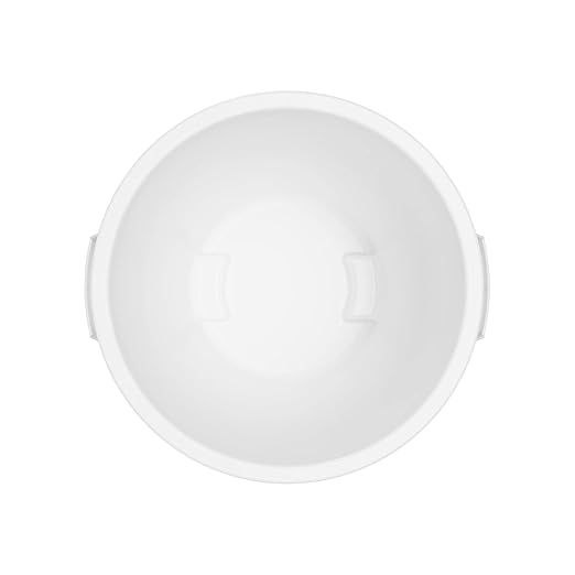 SPARTA Bronco Waste Container Trash Container Round Trash Bin for Disposal 10 Gallons White (Pack of 6)