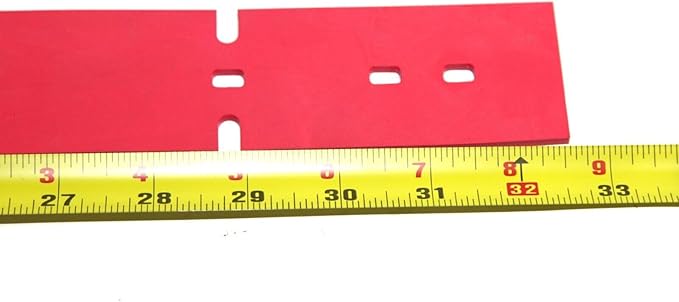 Floor Scrubber Rubber Squeegee Blade Kit (2pcs) for elife Model 300X (Squeegee 33 for 300X(MX3Z))