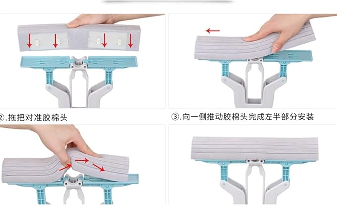 V-Shaped Cotton Mop Sponge for Floor Tiles Absorbent