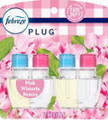 F.e.b.r.e.z.e Odor-Fighting Fade Defy Plug Air Freshener (2) of 0.87 fl oz Refills-Pink Wisteria Breeze