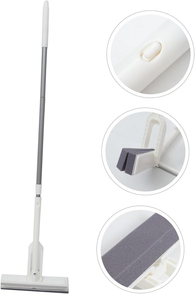 ERINGOGO Small Self Squeeze Mop for Mini Household Cleaning Tool for Tiles Glass and Floors Lightweight Easy to Use Promotes Cleaning Skills