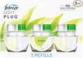 Feb-reze Plug In Air Freshener Odor-Fighting Scented Oil Refill Light Bamboo - 3 Refills