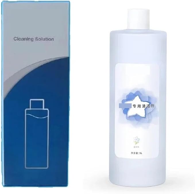 1L Cleaning FluidCompatible For Deebot Ozmo Liquid T20 N9＋T10 OMNI/T10 TURBO/X1 OMNI/X1 TURBO Floor Cleaning Solution Liquid(1L With packaging)