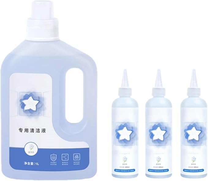 1690ML Window Cleaning Liquid Blue Chimes Scented Compatible With ECOVACS For All Models W1S W2PRO W960