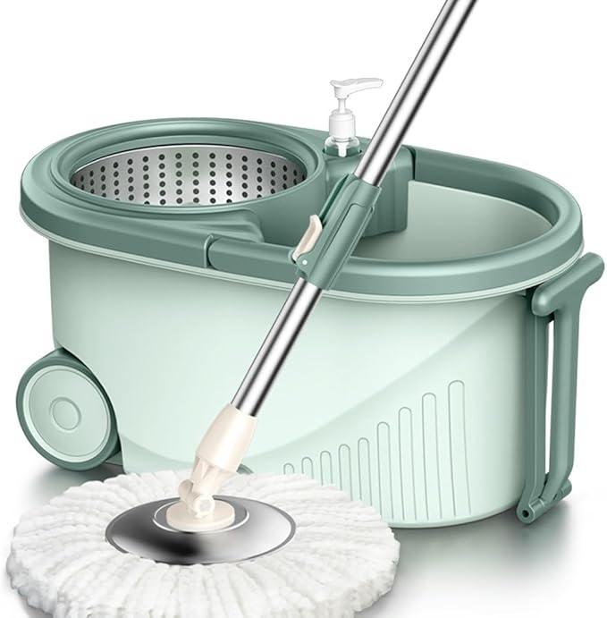 Mop Bucket Rotating Household Drive Swing Dry No Hand Wash