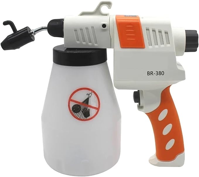 Clothing Decontamination Washing Shoes Laundry Stain Remover Gun Remove Oil Stains Clean High Pressure Cleaning Water Gun(Black)