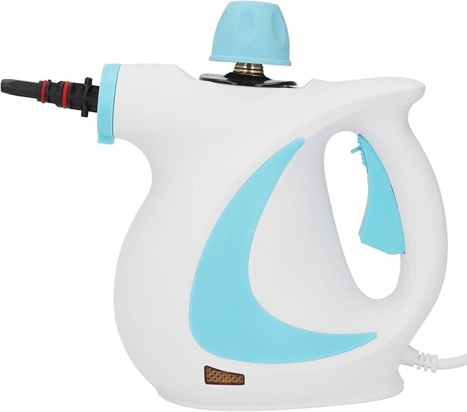 Handheld Steam Cleaner High Temperature Pressurized Steam Cleaner with 9 Accessories Multi Purpose Steamer for Cleaning Corner Car Bathroom Kitchen Grease (US Plug 110-120V)