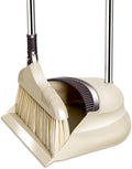 Broom and Dustpan Set Light Weight Lobby Combo Upright Dust Pan for Home Kitchen Room Office Use
