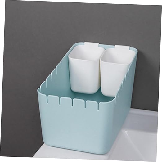 Desktop Trash Can with Wet Dry Separation Tabletop Wastebasket for Kitchen Office Home and Dormitory Use Practical Compact Garbage Bin with Sleek Modern Design