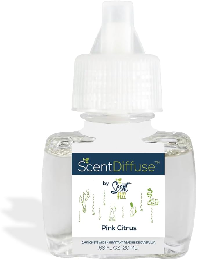 Scent Fill Pink Citrus Plug in Air Freshener 4 Scented Oil Refills