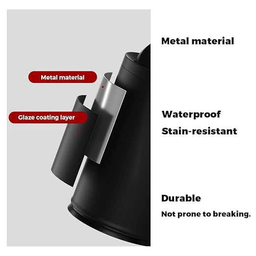 10L/2.6GAL Black Bathroom Trash Can with Swing LidBedroom Garbage can with lid Small Trash Bin for BathroomBedroomOfficeLiving RoomHotelBank