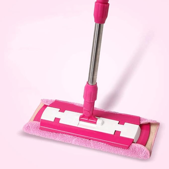 Professional Microfiber Mop Hardwood Floor Mop Stainless Steel Handle Flat Washable for Home Office Floor Cleaning