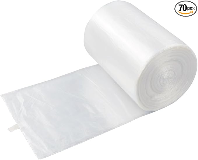 Cand 18 Gallon Large Trash Bags 70 Counts Cear Lawn and Leaf Bags