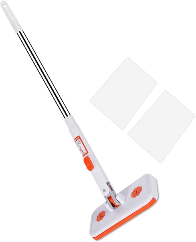 Multipurpose Home Cloth Mop with Stainless Steel Handle for Wet and Dry Efficient for Tight Space Hard Floor