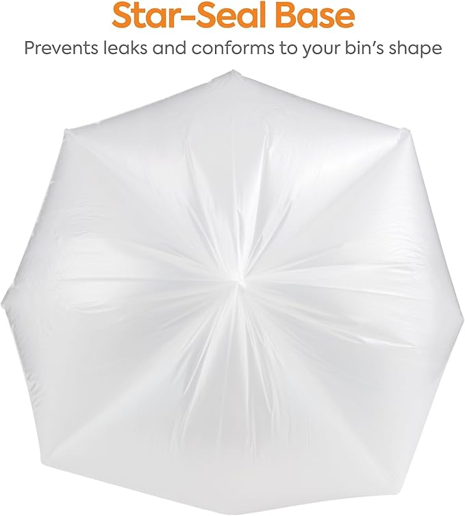 Professional 55-60 Gallon Trash Bag 38 x 58 Low Density 1.5 mil Clear 100 Bags/Box