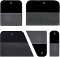 PPF Squeegee Kit 5 in 1 Anti-Scratch Soft TPU Scraper for VinylSmall Tint Squeegee Water Blade Scraper for Paint Protection FilmVinyl Wrap Window Tint Tools (Black Magnet)