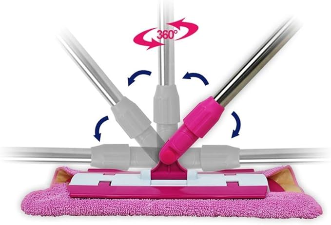 Mop - Cleaning Professional Flat Mops for Hardwood Floor Laminate and Tile Floor with Reusable Mop